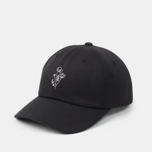 Flower Embroidery Peak Hat
